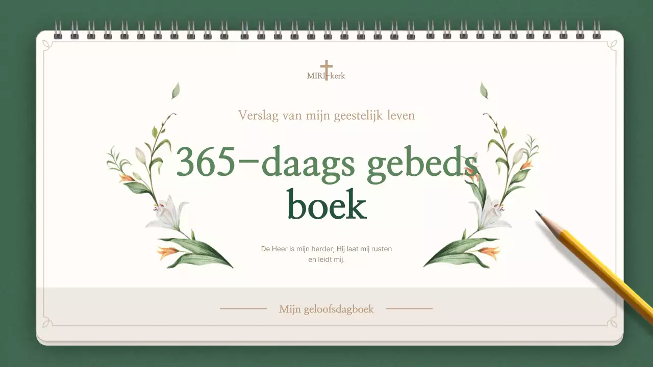 Khaki Nette Geloof Dagboek