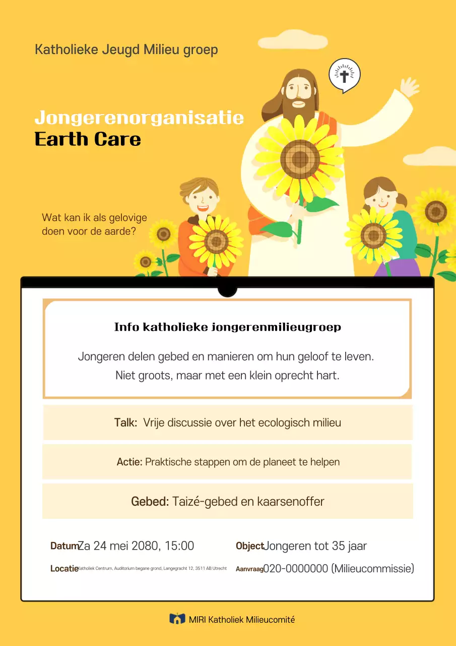 Werving voor de Yellow Simple milieucampagne