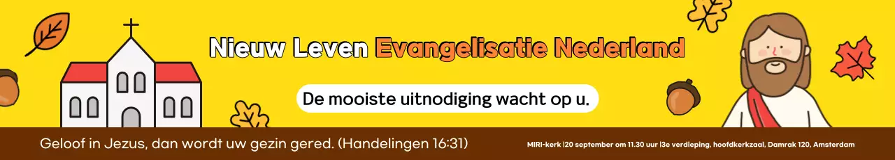 Uitnodiging voor het Oranje Eenvoudige Evangelisatie Festival