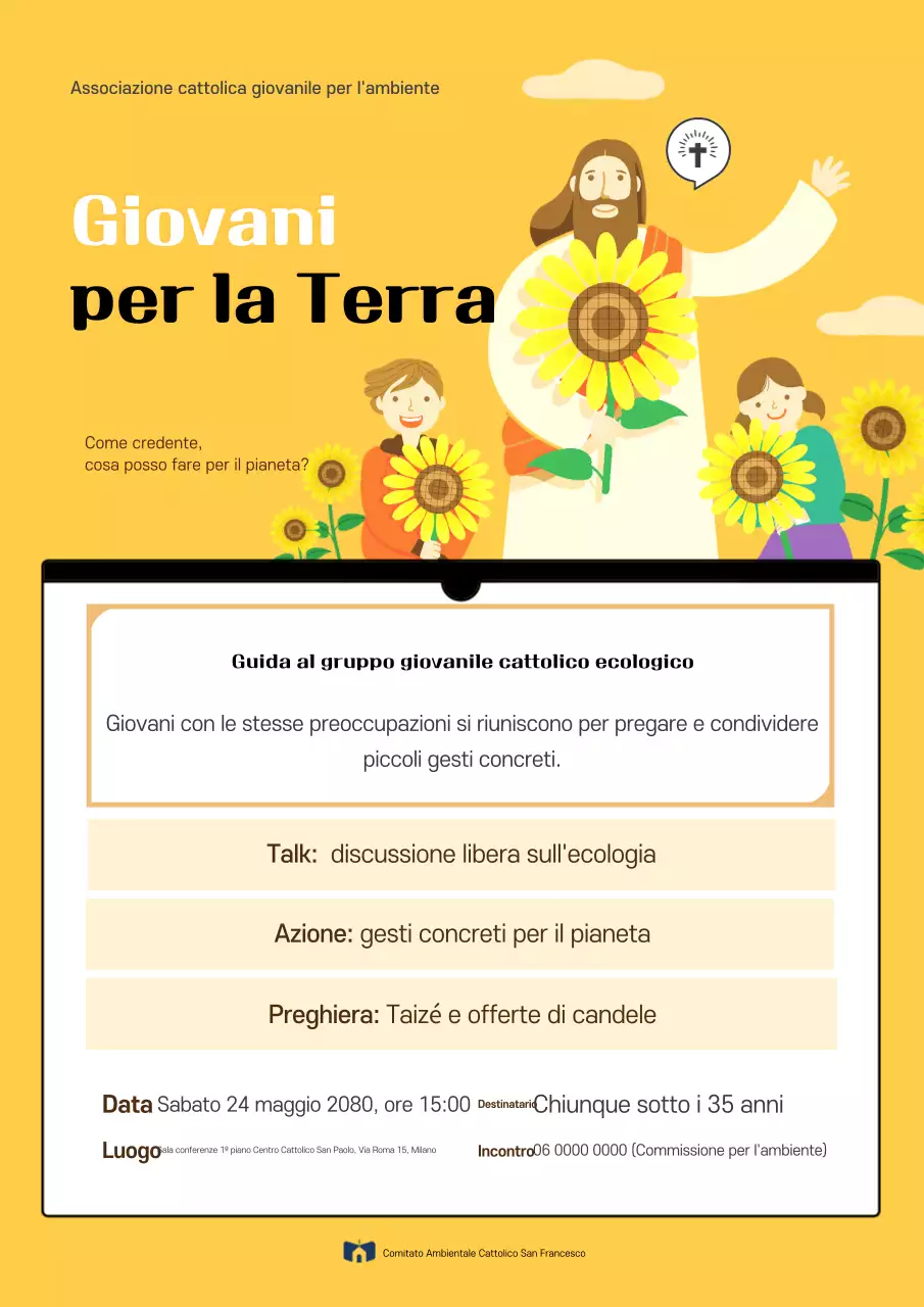 Reclutamento per la campagna ambientale Yellow Simple