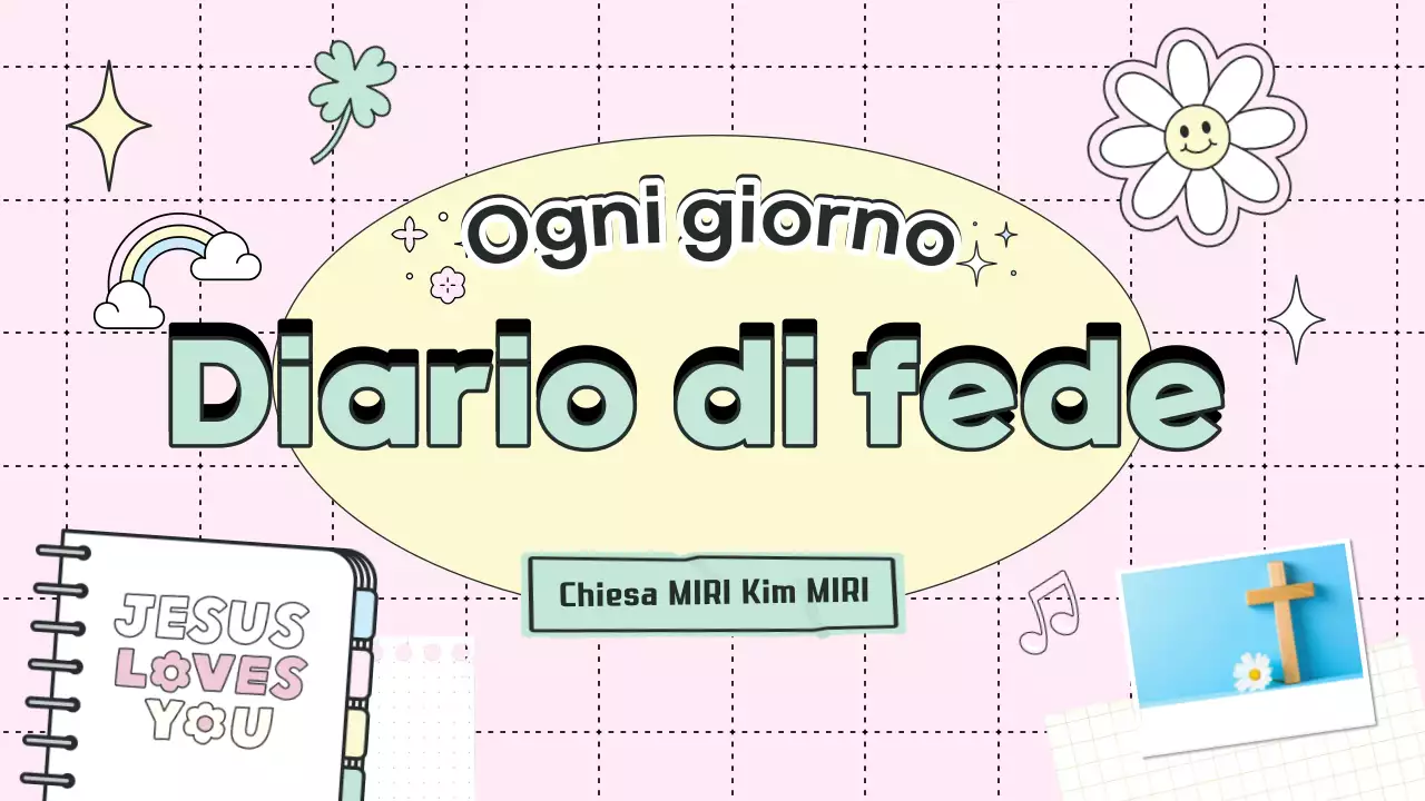 Diario della fede del bambino rosa