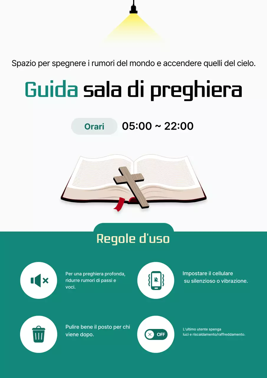 Guida alla sala di preghiera semplice di Mint