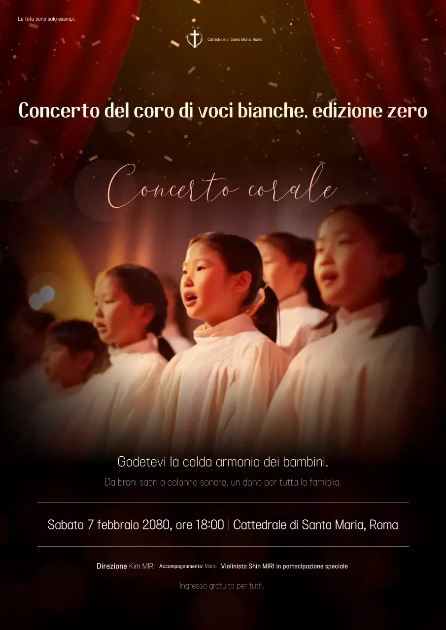 Guida alle esibizioni del coro classico rosso