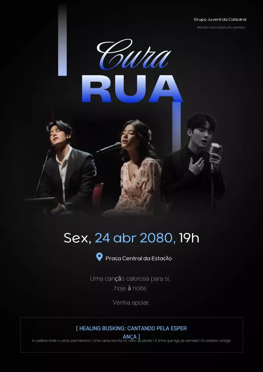 Promoção de apresentações de música negra moderna