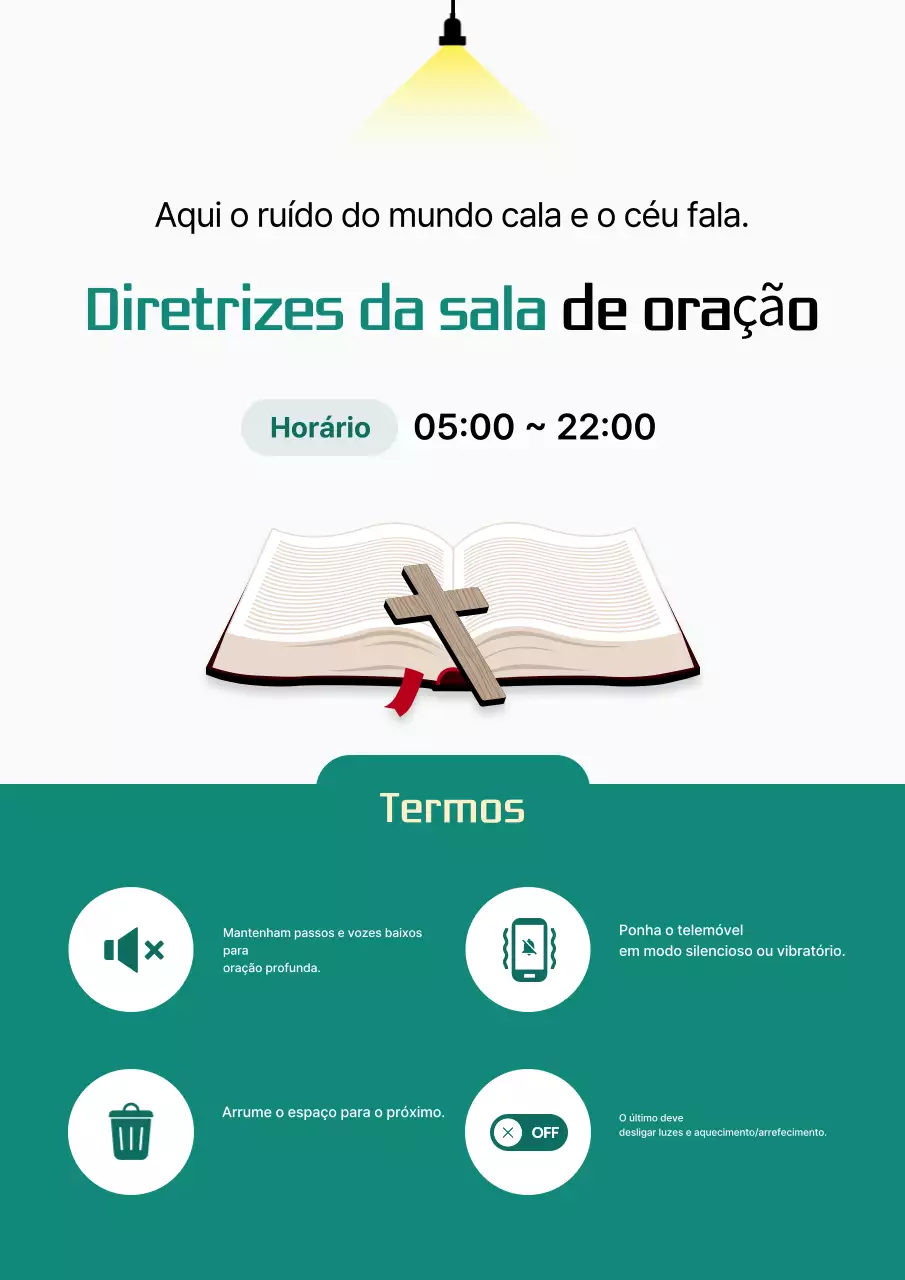 Guia da Sala de Oração Mint Simple