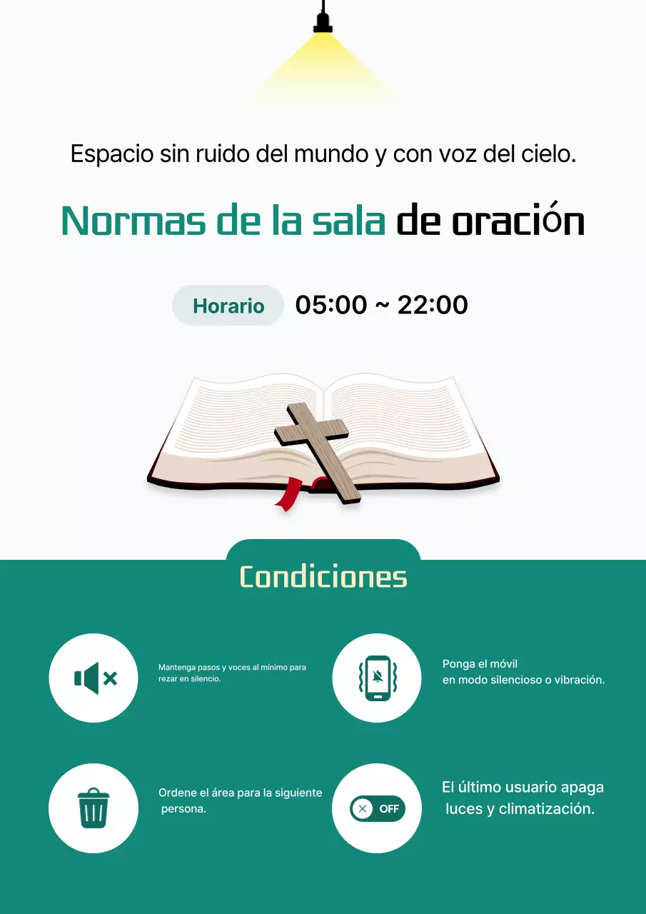 Guía sencilla para la sala de oración de Mint