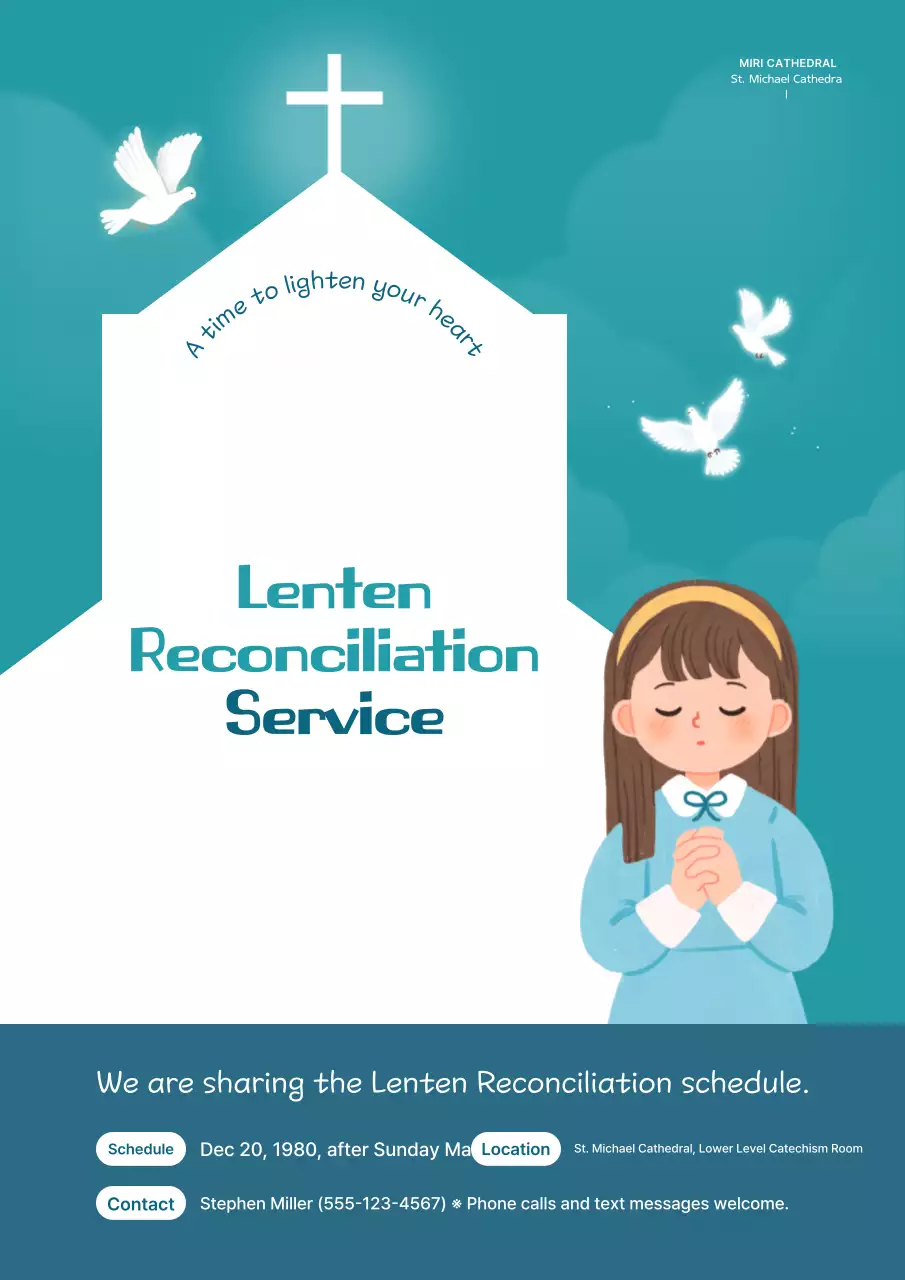 Lễ nghi tôn giáo đơn giản màu xanh da trời