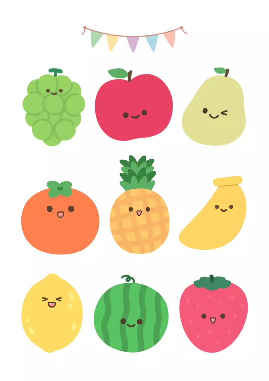 귀여운 과일