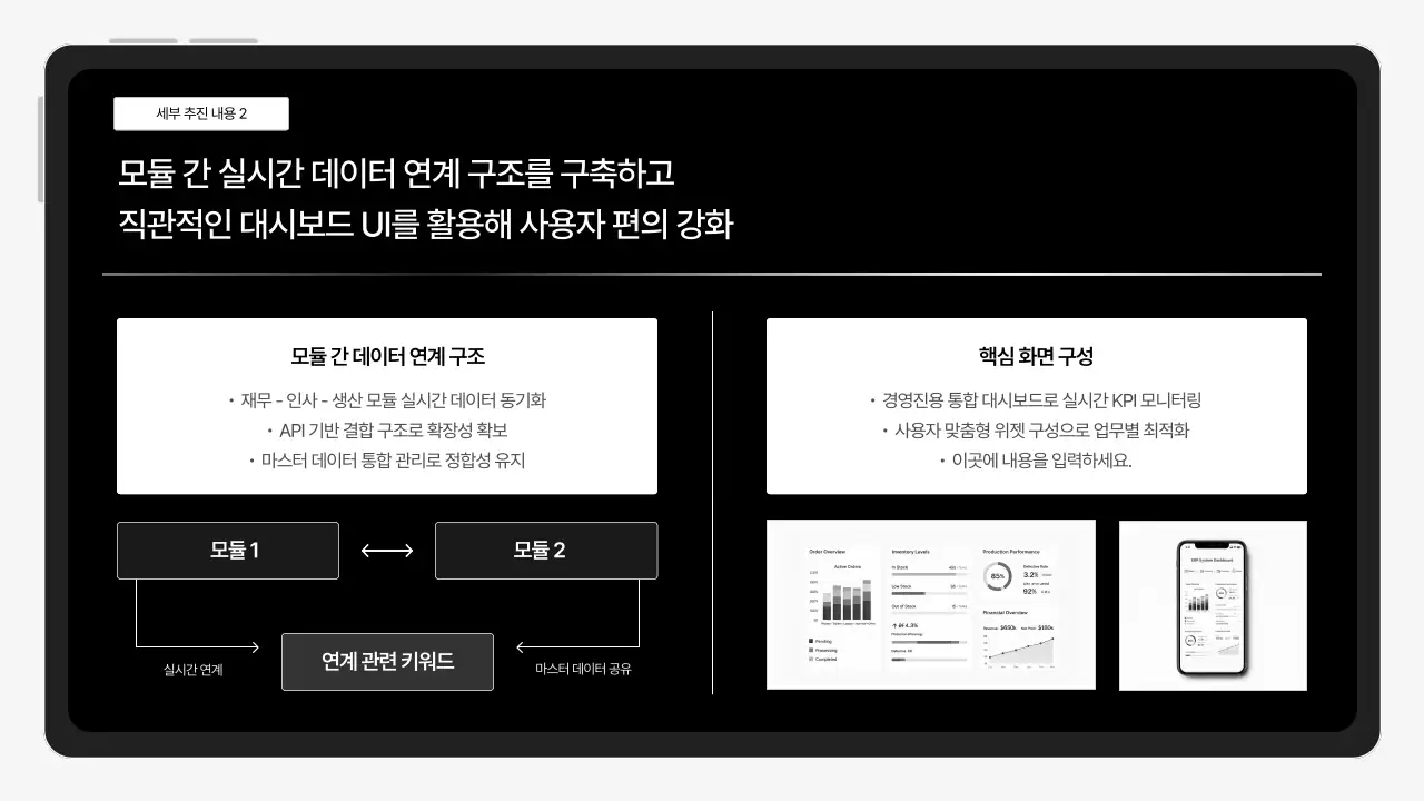 검정 모던 프로젝트 보고서 분석