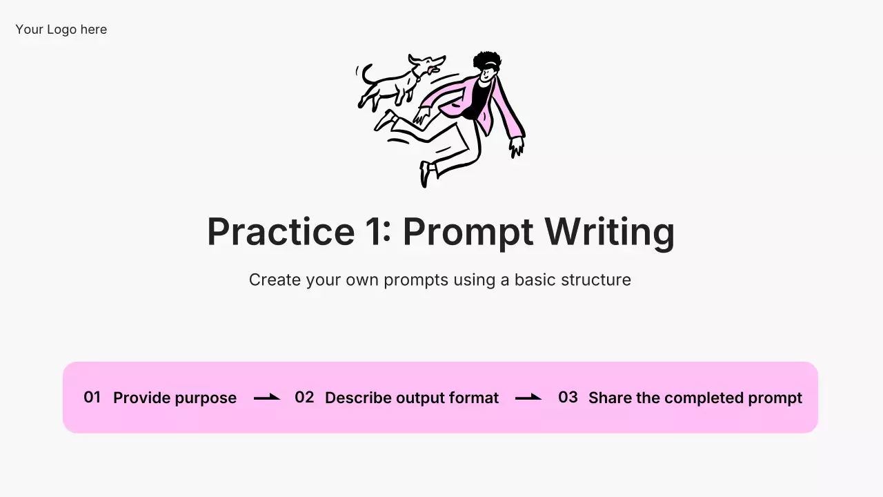 핑크색 모던 AI 강좌 프레젠테이션