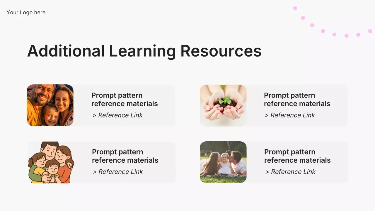 핑크색 모던 AI 강좌 프레젠테이션