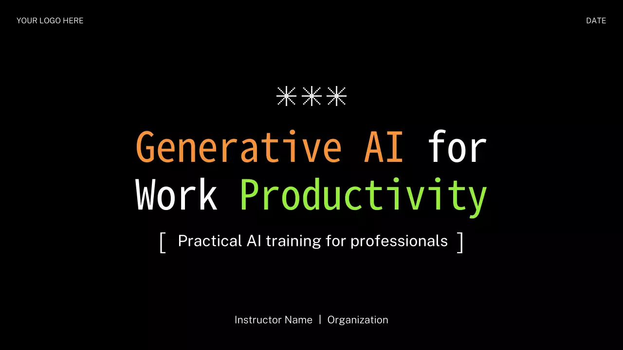 Kursus AI Modern Hitam