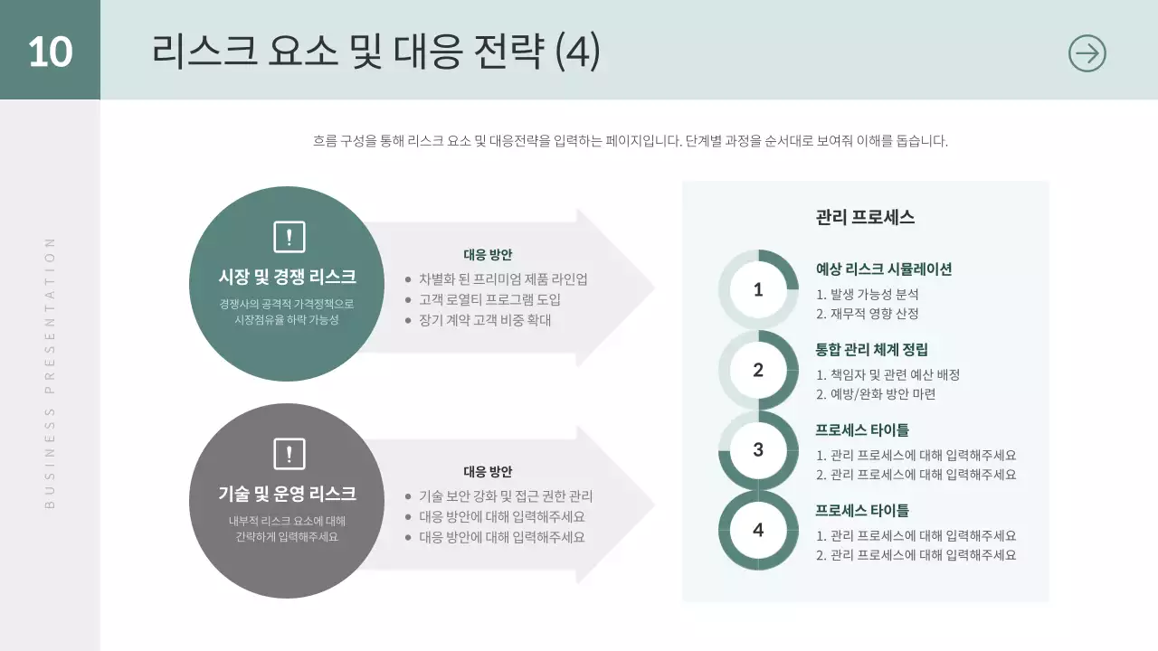 민트 미니멀 비즈니스 제안서