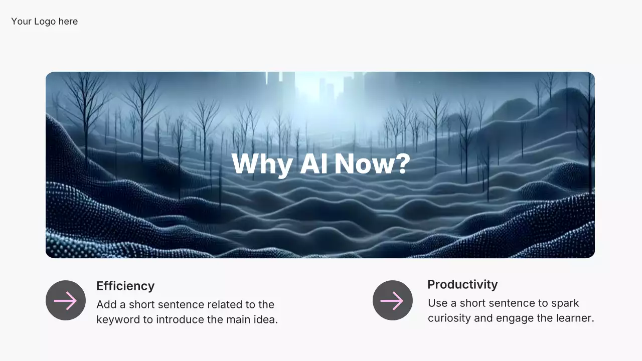 핑크색 모던 AI 강좌 프레젠테이션