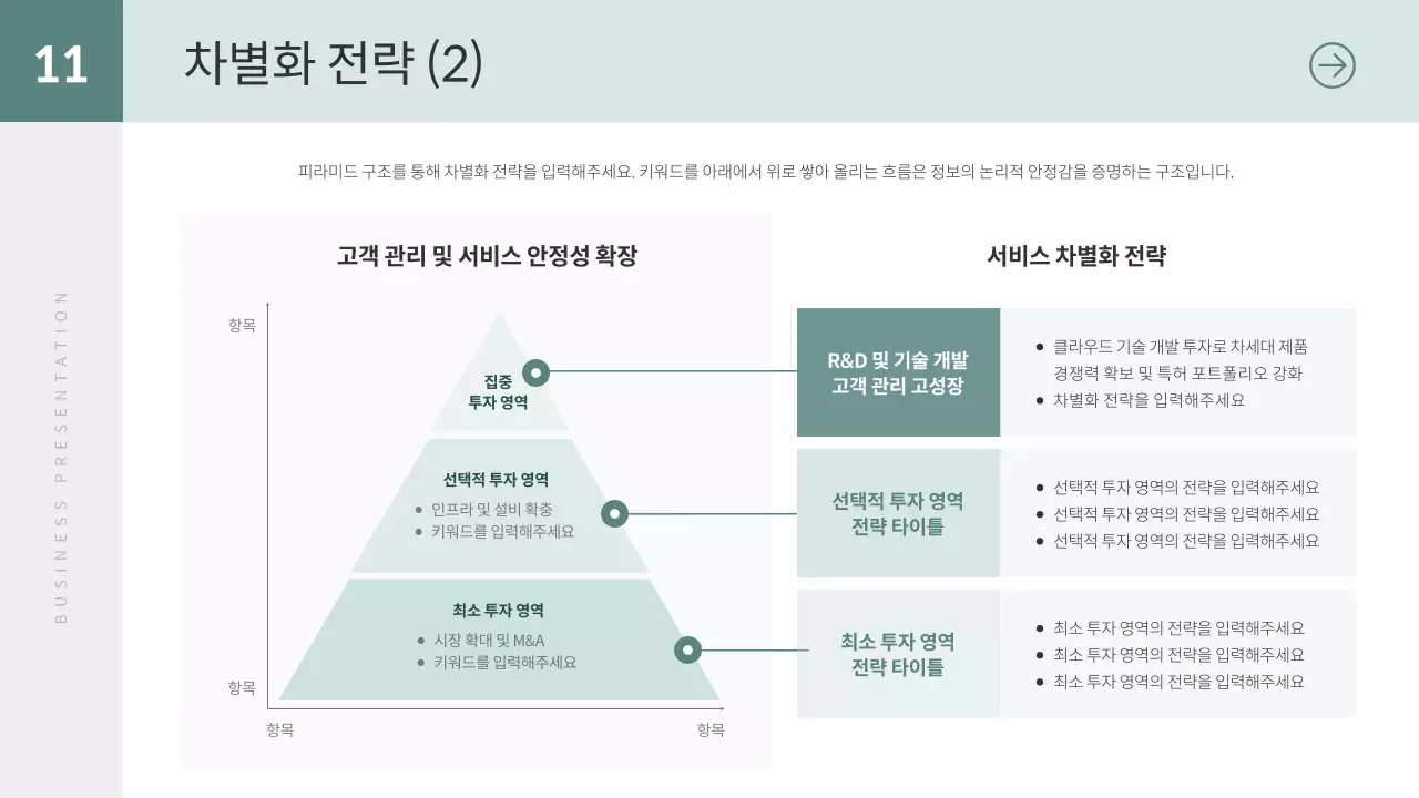 민트 미니멀 비즈니스 제안서