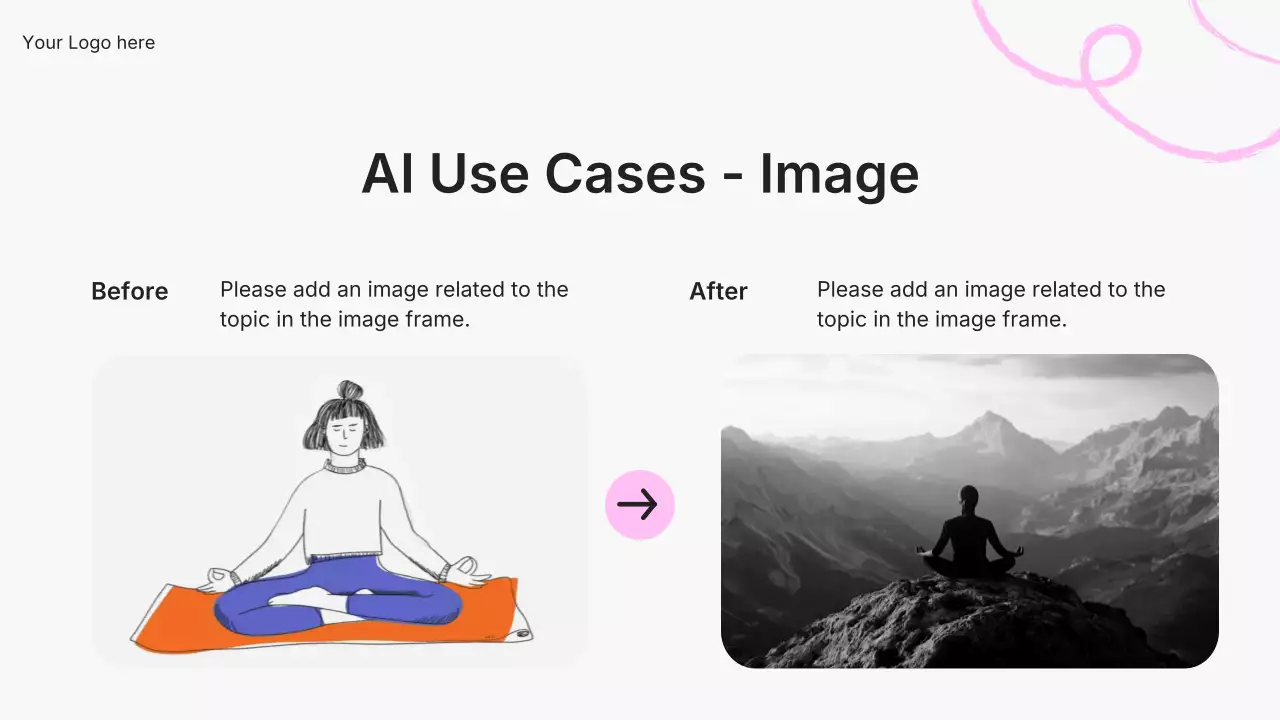핑크색 모던 AI 강좌 프레젠테이션