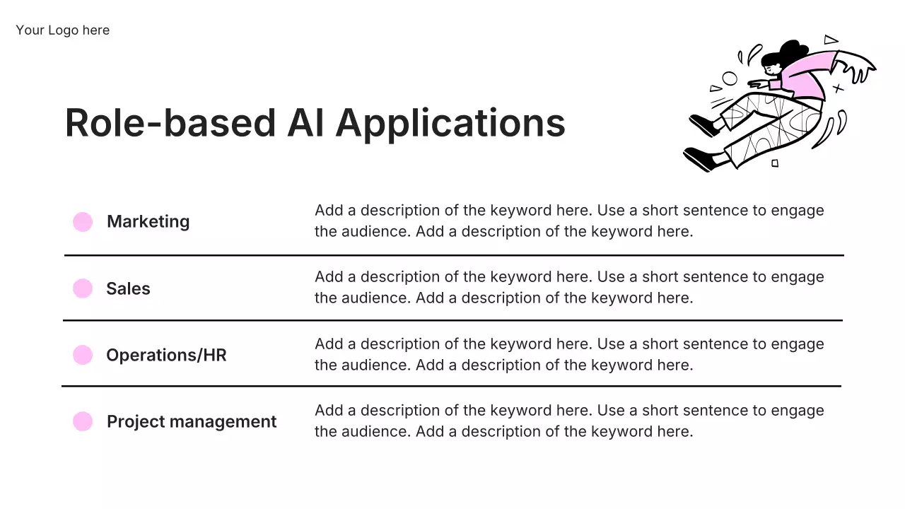 핑크색 모던 AI 강좌 프레젠테이션