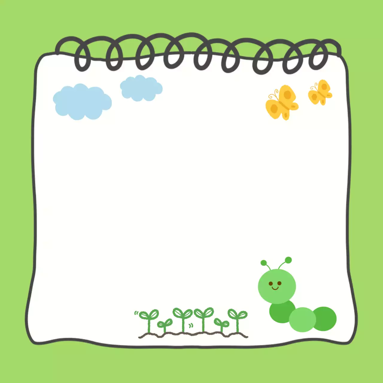 연두 아기자기한 다꾸 메모지