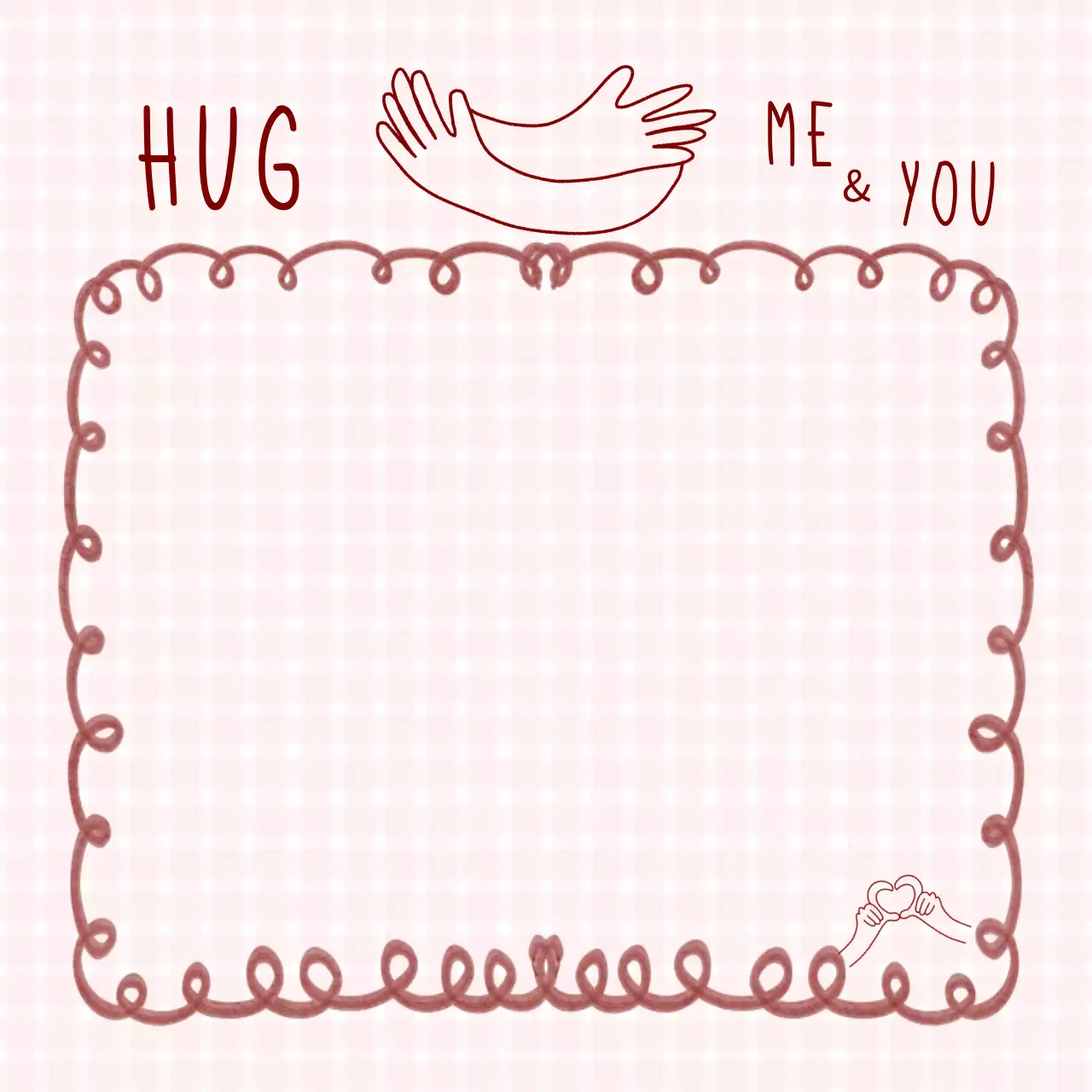 핑크 아기자기한 체크 노트