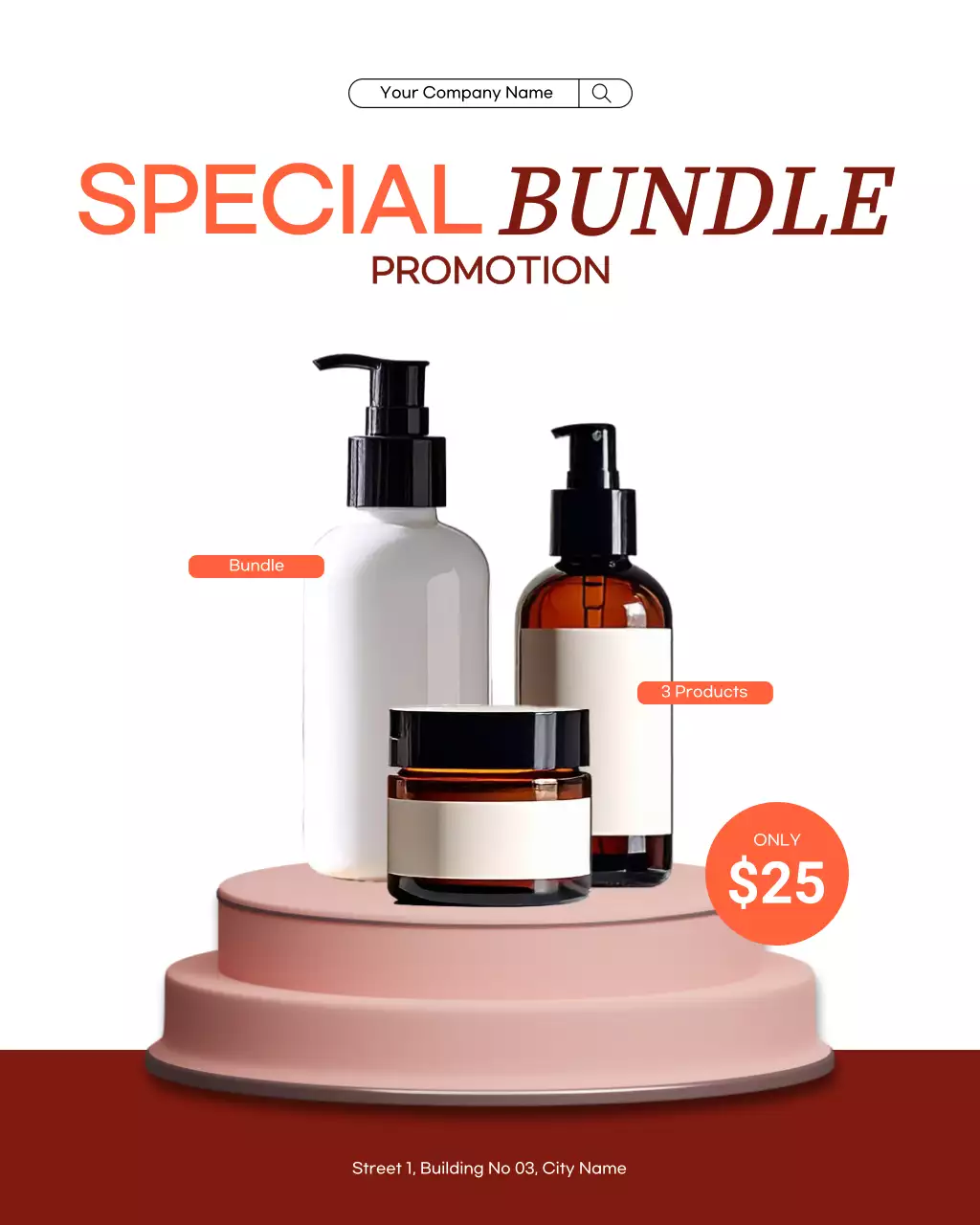 Orange Modern Cosmetics Promotion