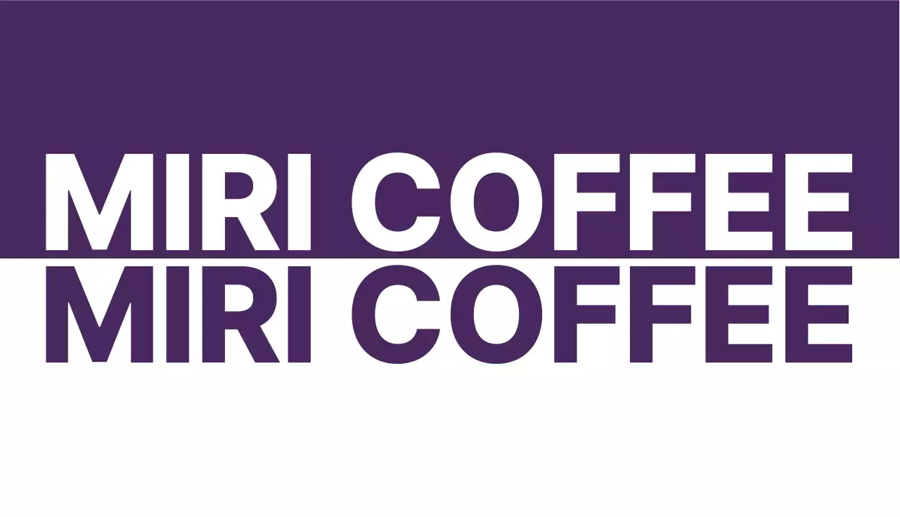 보라 심플 카페 로고