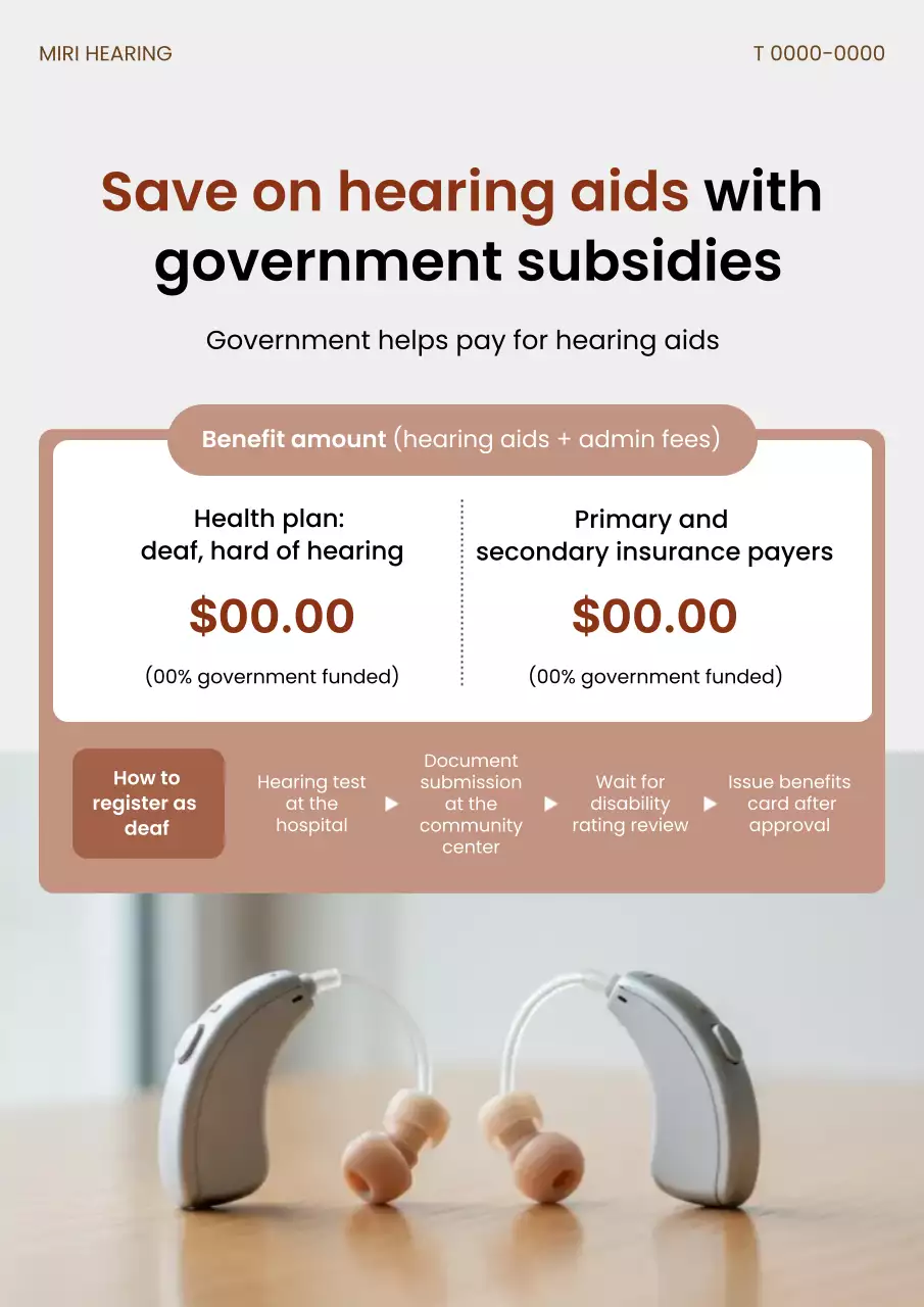 máy trợ thính hiện đại màu be