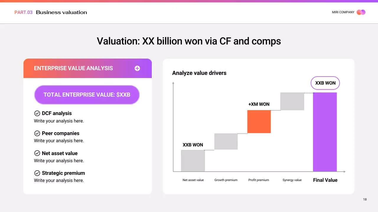 보라색 현대 비즈니스 프로모션
