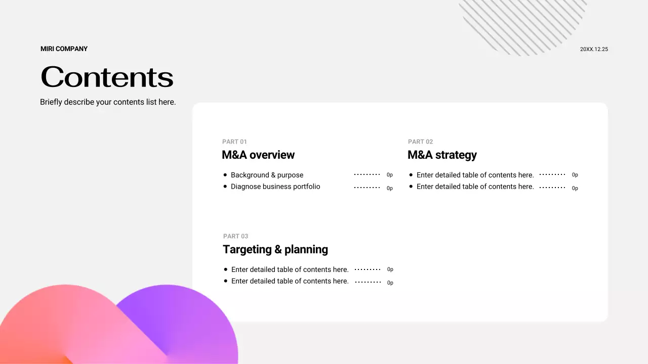 보라색 현대 비즈니스 프로모션