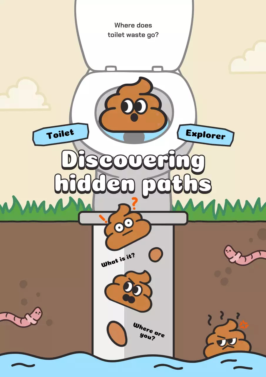 hướng dẫn xử lý rác thải truyện tranh màu be