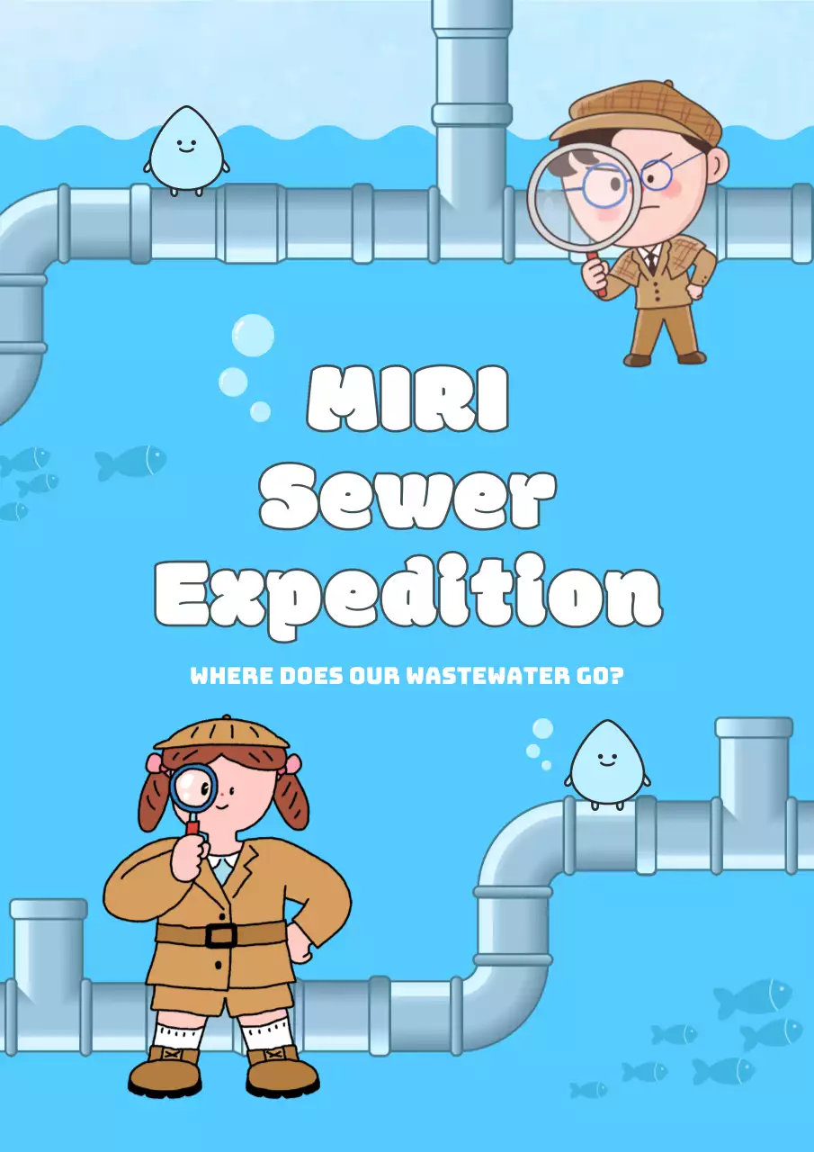 hướng dẫn cống ngầm truyện tranh màu xanh