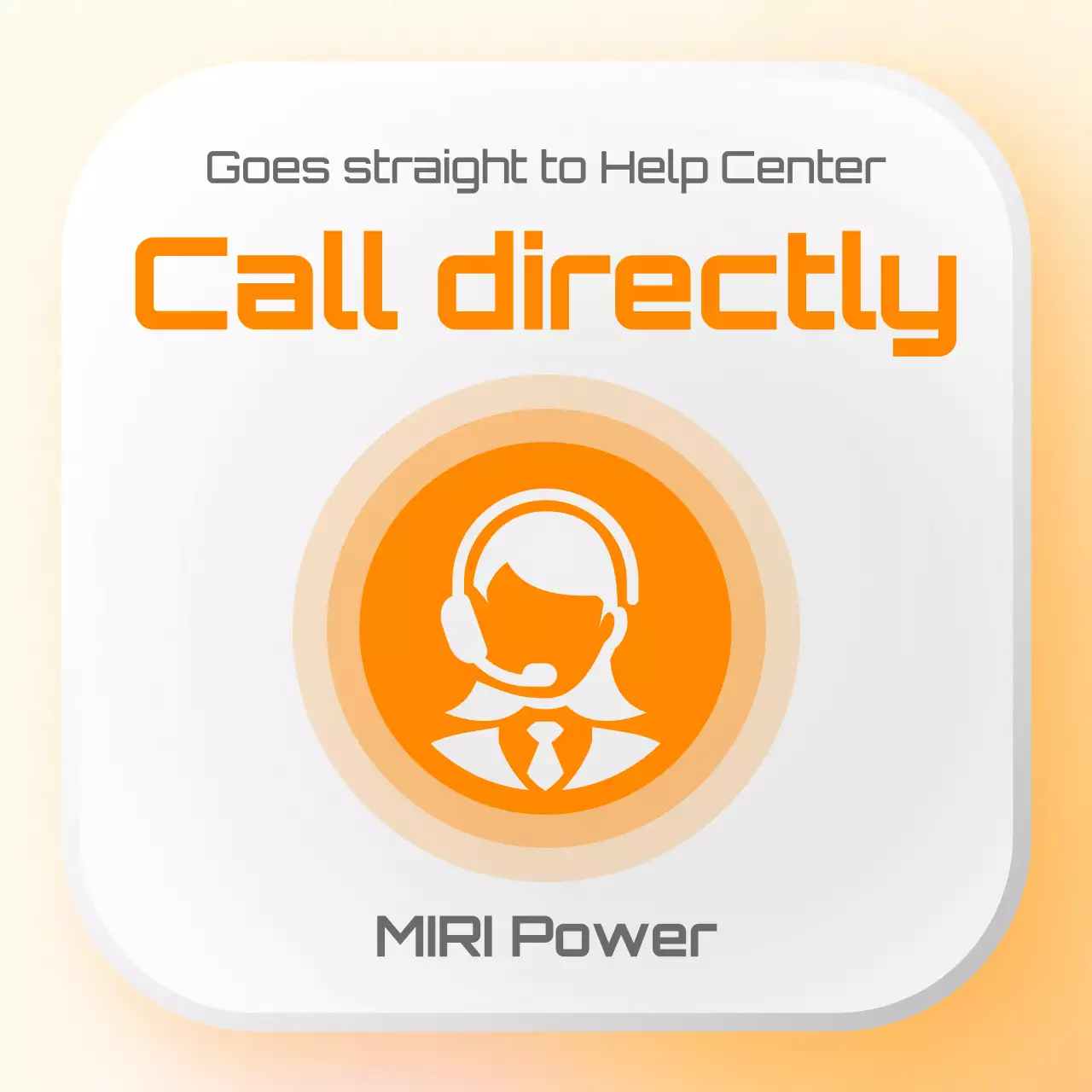 panduan bantuan modern oranye