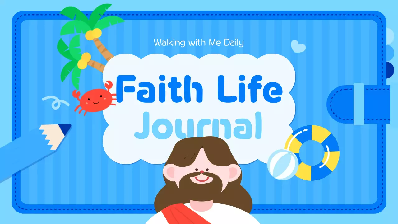 nhật ký dễ thương màu xanh dương