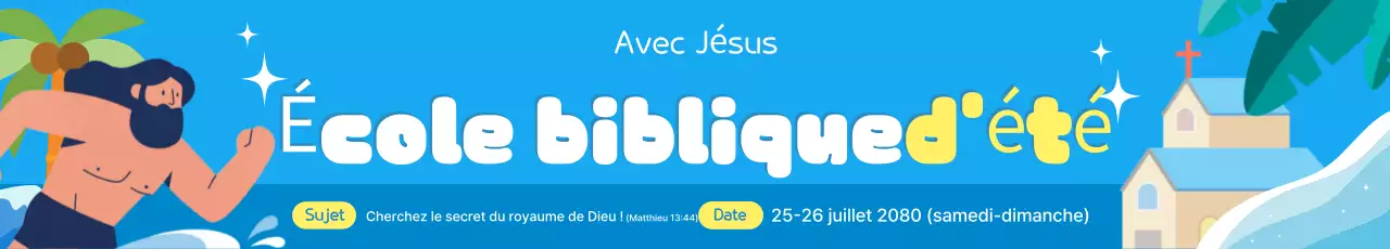 Événement de l'école biblique d'été Blue Baby