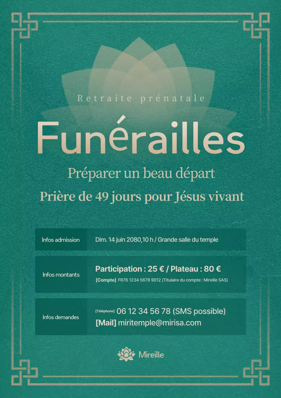 Guide de prière traditionnel vert