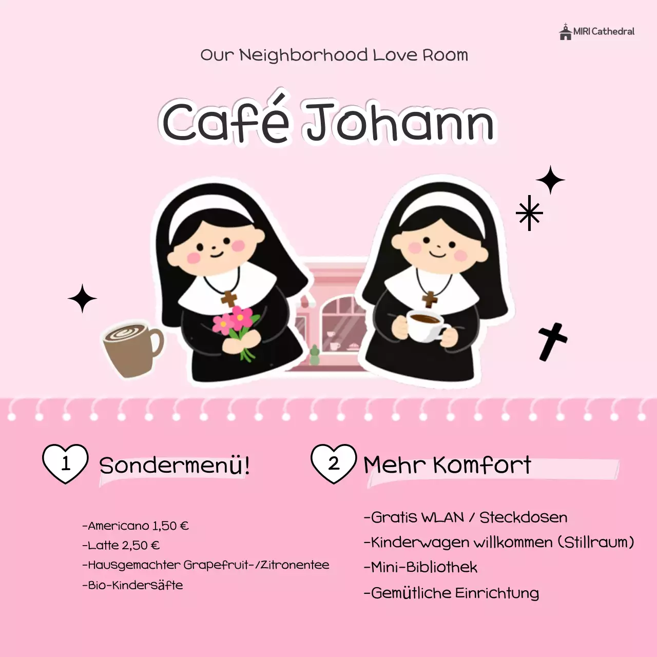 Pink Baby Café-Aktion