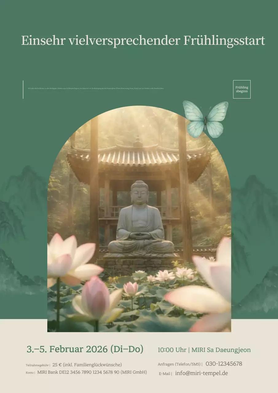 Traditionelle buddhistische Zeremonie der Kaki