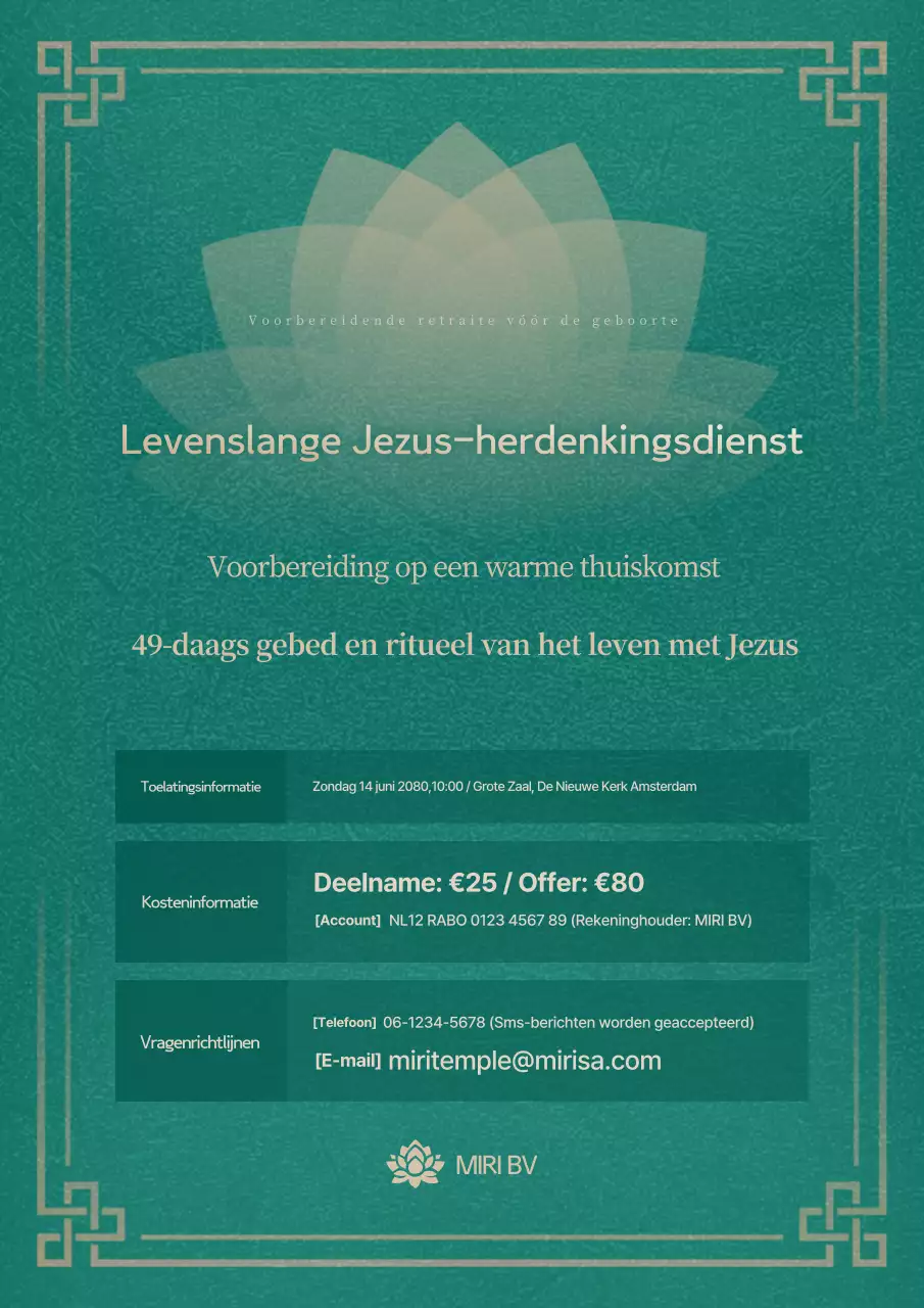 Groene Traditionele Gebedsgids