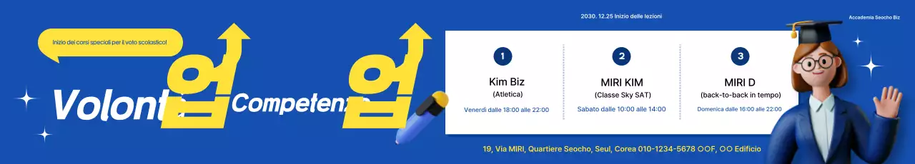 Annuncio di reclutamento di tirocinanti Blue Clean