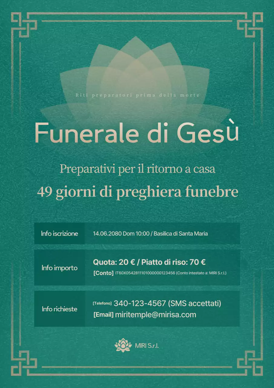 Guida alla preghiera tradizionale verde