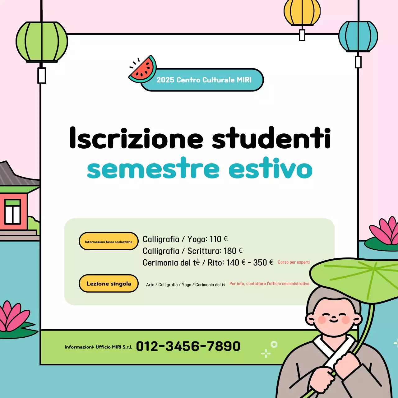 Reclutamento per il semestre estivo Pink Baby