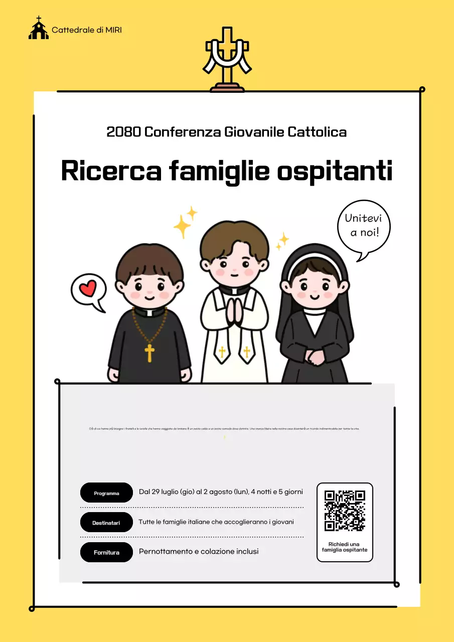 Reclutamento religioso per bambini gialli
