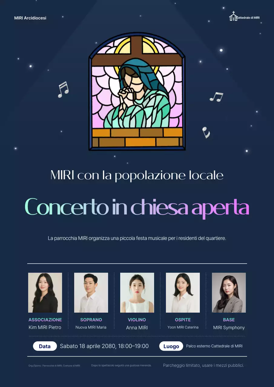 Concerto di musica classica Blue