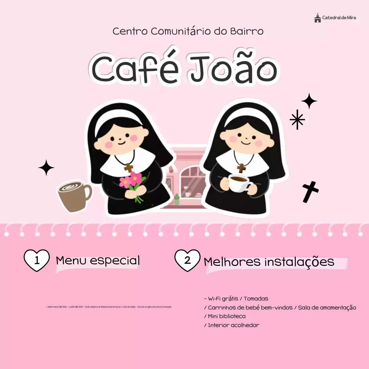 Promoção Pink Baby Cafe