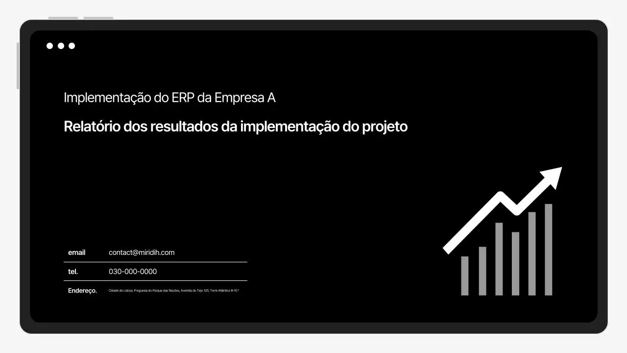 Análise do Relatório do Projeto Black Modern
