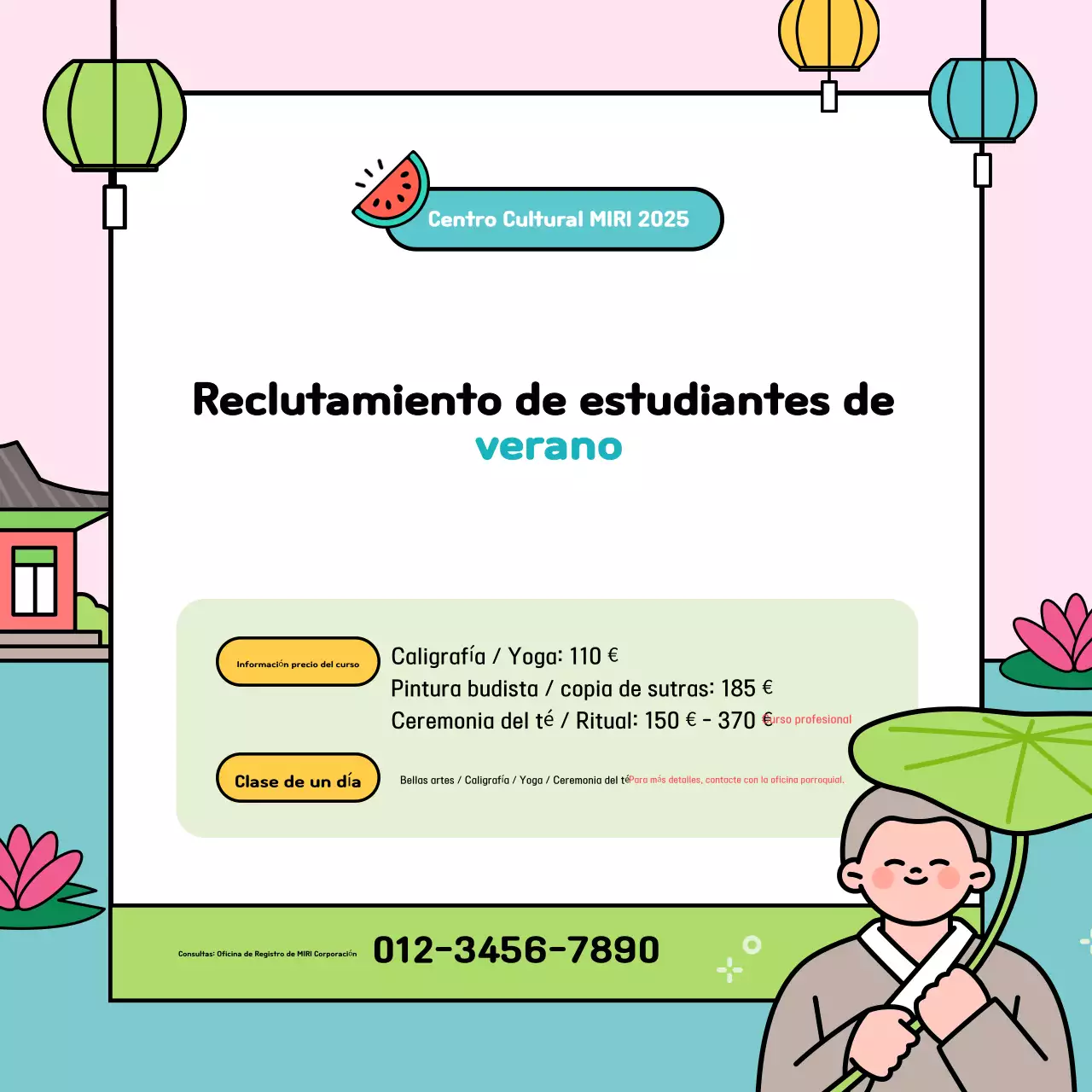 Reclutamiento para el semestre de verano de Pink Baby