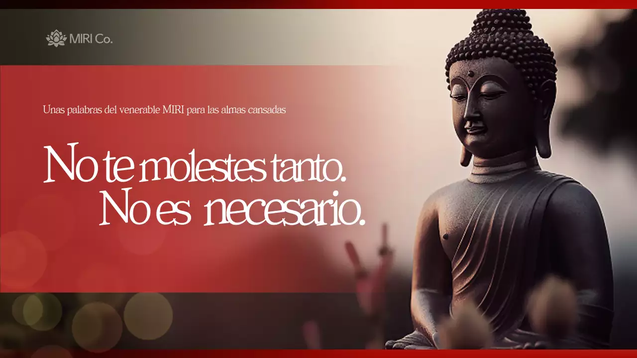 Guía de meditación tradicional roja