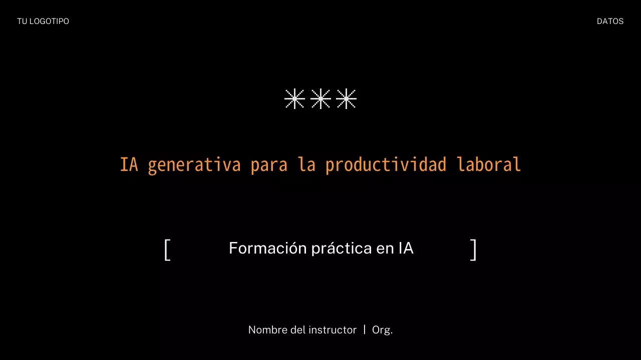 Curso de IA moderna y negra