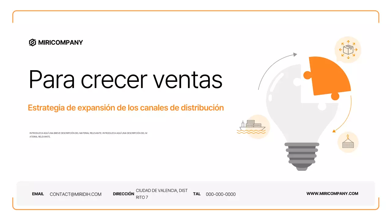 Propuesta de estrategia de marketing sencilla de Orange