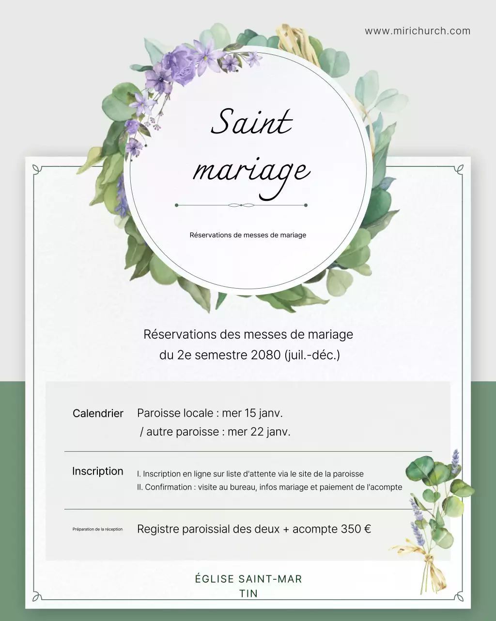 Guide de location et de candidature pour la salle de mariage élégante Mint