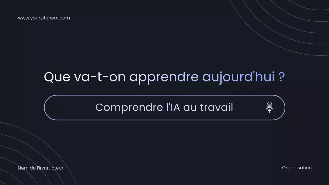 Conférence sur l'IA moderne noire